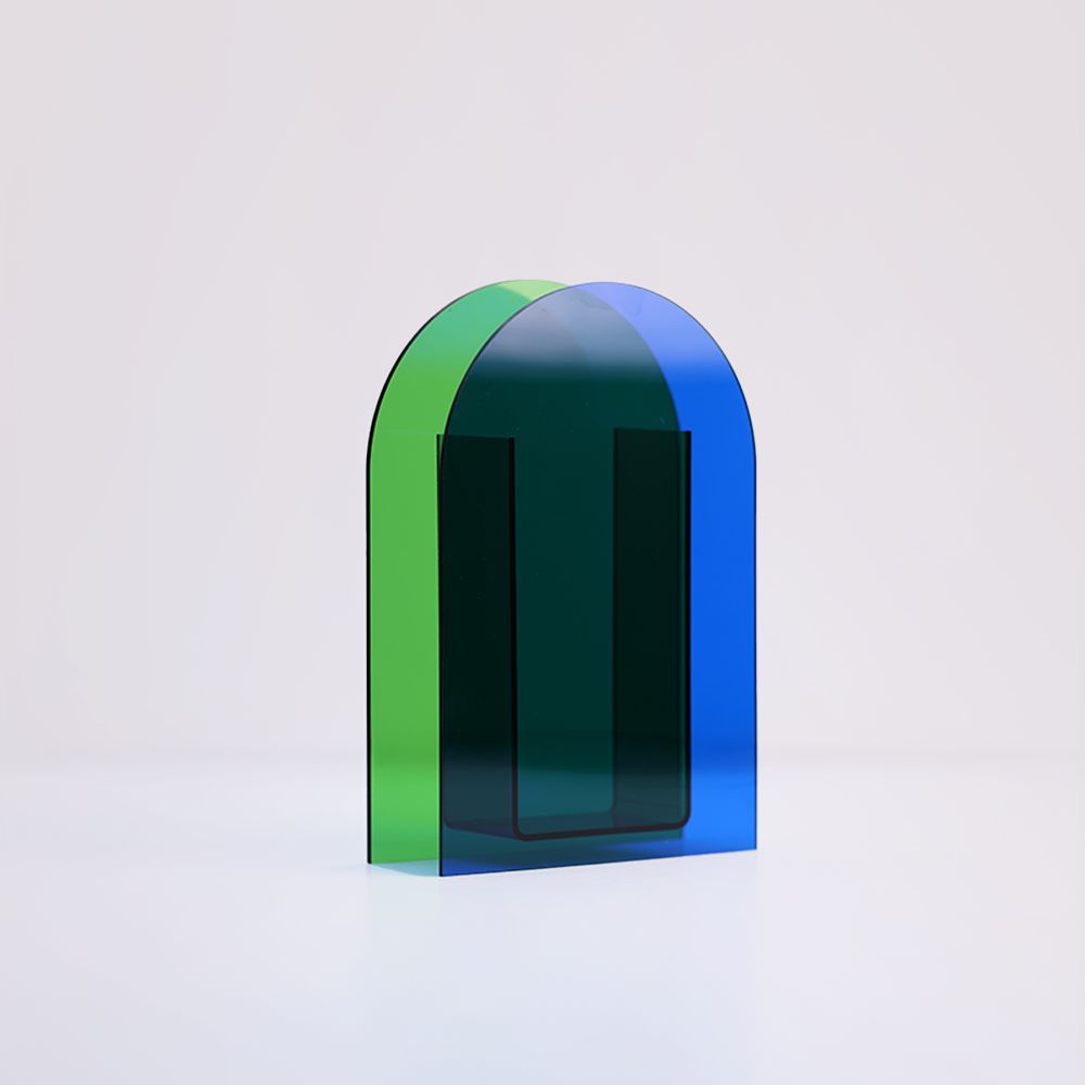 Blue + Green - Flower Vase
