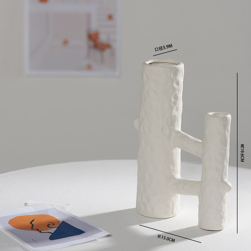 Acrylic Vase Centerpiece Decoration - white