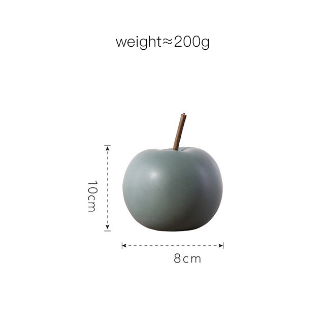 Modern Simple Decoration Porcelain Apple