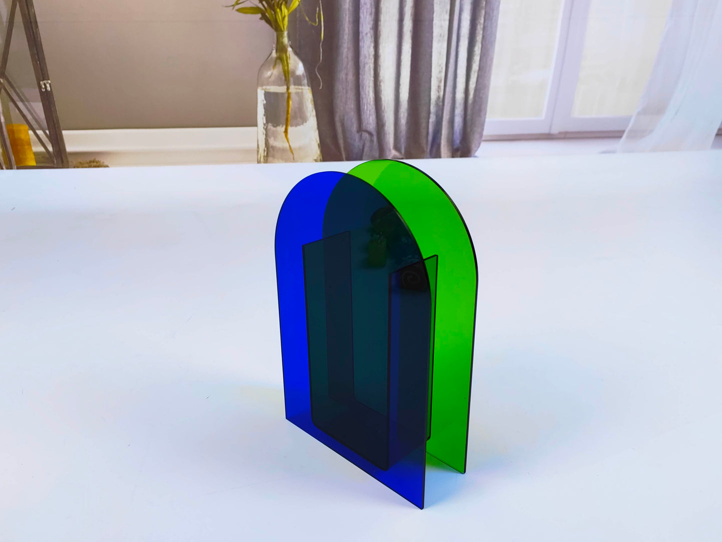 Blue + Green - Flower Vase