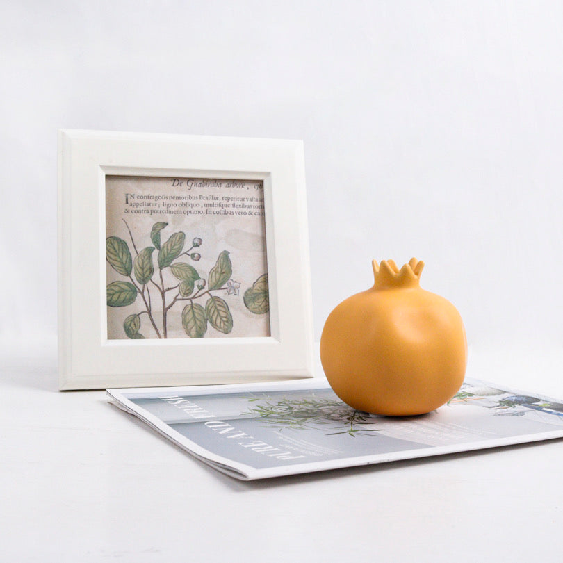 Modern Morandi Ceramic Pomegranate Shape Fruit Vases