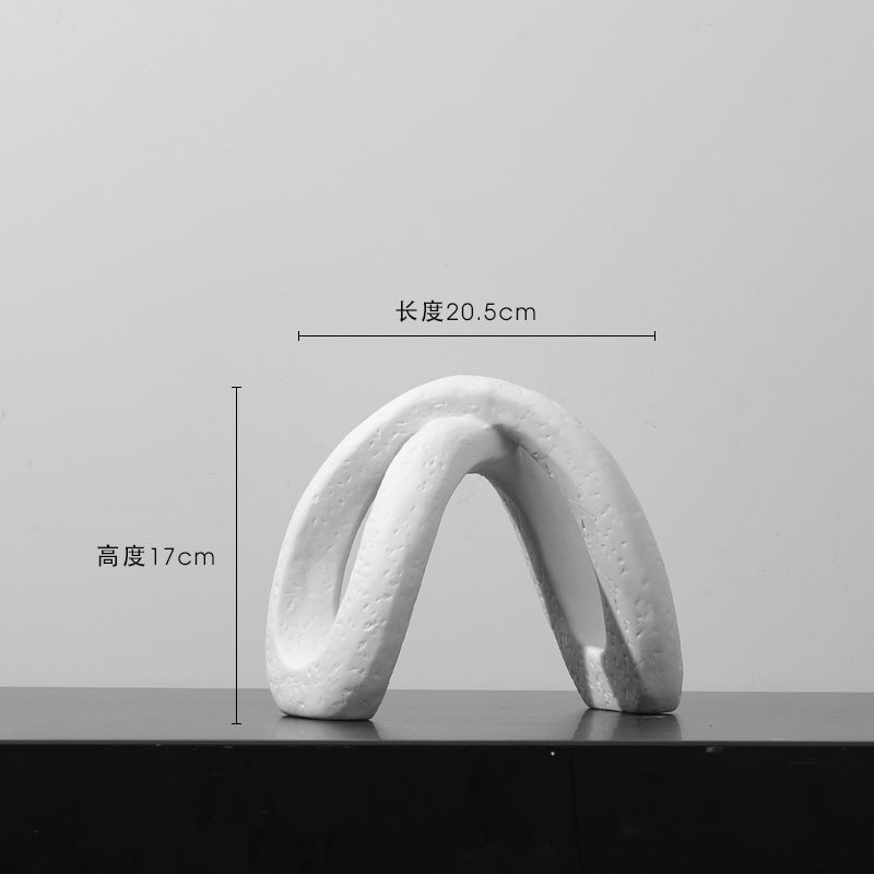 White Ceramic Succulent Vase.