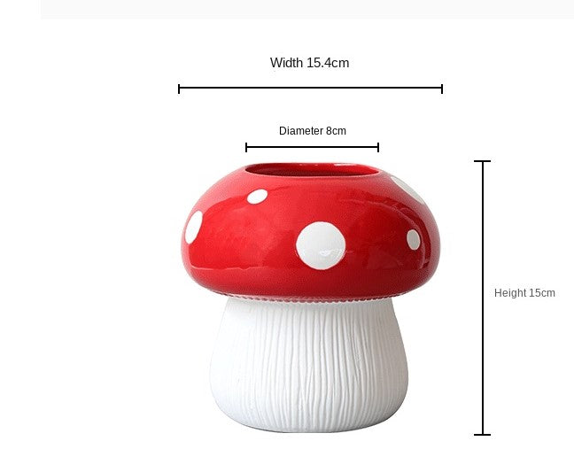 Ceramic Hydroponic Abstract Fence Shape Creative and Decorative Vase